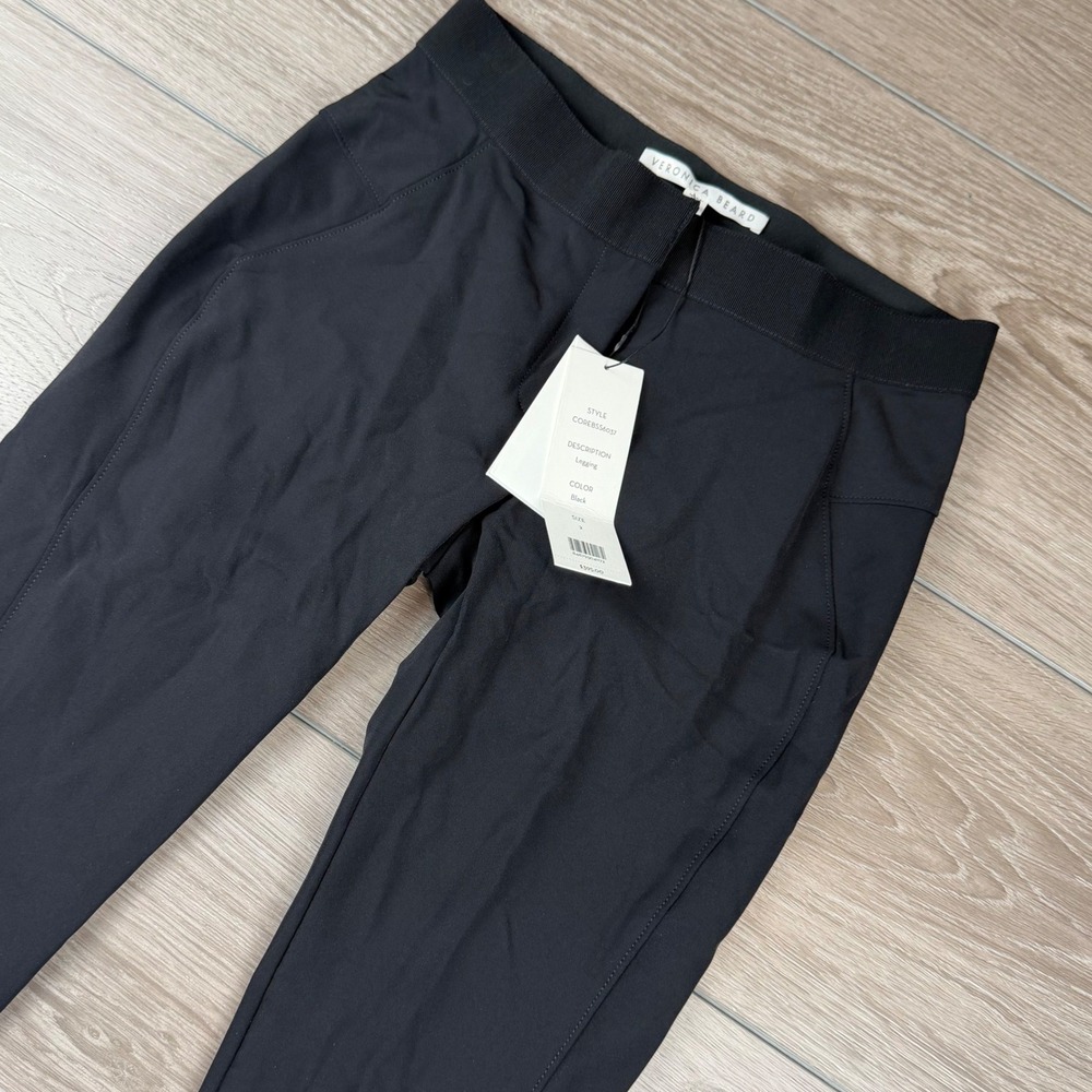 Veronica Beard Women Legging Core Scuba Slim Fit Black Size 2 New